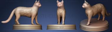 3D model Realistic Cat87 (STL)